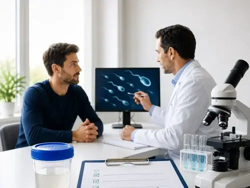 Male fertility diagnostic consultation and sperm assessment